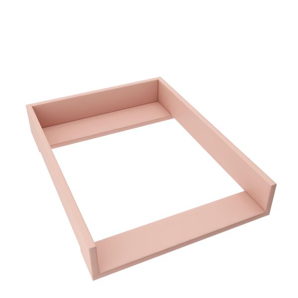 Piano Fasciatoio Regalik Per Koppang Di Ikea, Piano Fasciatoio Per Cassettiere Da 46 Cm, Piano Fasciatoio Rimovibile, Pannelli Frontali Dritti, Rosa, 72Cm X 54Cm-image