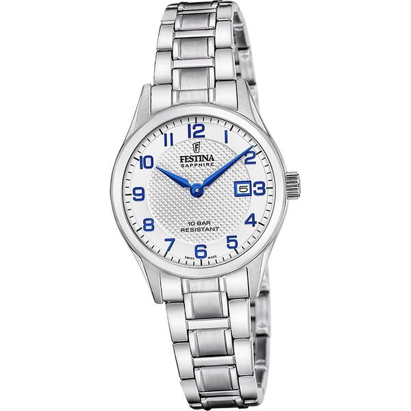 Festina Orologio Da Donna Orologio Da Polso Swiss Acciaio Inossidabile Argento D2UF20068/1-image