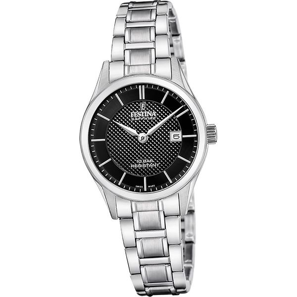 Festina Orologio Da Donna Orologio Da Polso Swiss Acciaio Inossidabile Argento D2UF20068/6-image