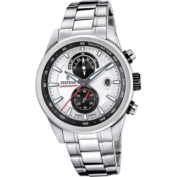 Festina Orologio Da Uomo Timeless Chronograph Acciaio Inossidabile Argento D2UF20694/1-image