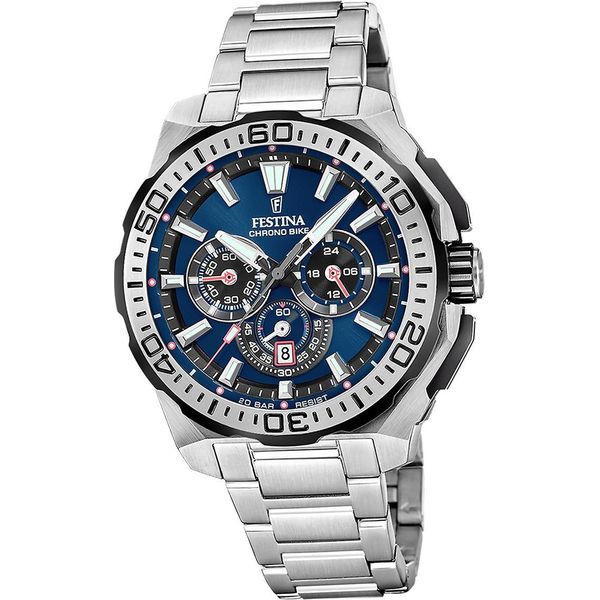 Festina Orologio Da Uomo Chrono Bike Acciaio Inossidabile Argento D2UF20724/2-image