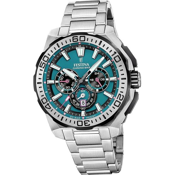 Festina Orologio Da Uomo Chrono Bike Acciaio Inossidabile Argento D2UF20724/6-image