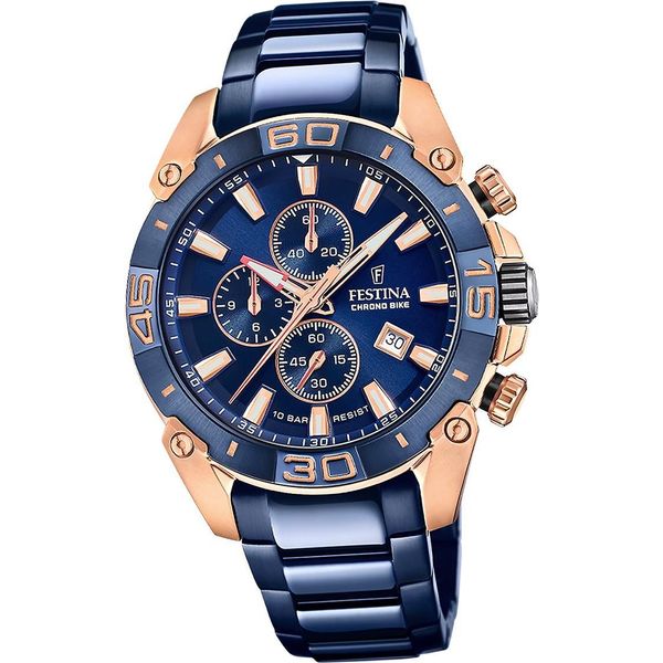 Festina Orologio Da Uomo Chrono Bike Acciaio Inossidabile Blu D2UF20711/1-image