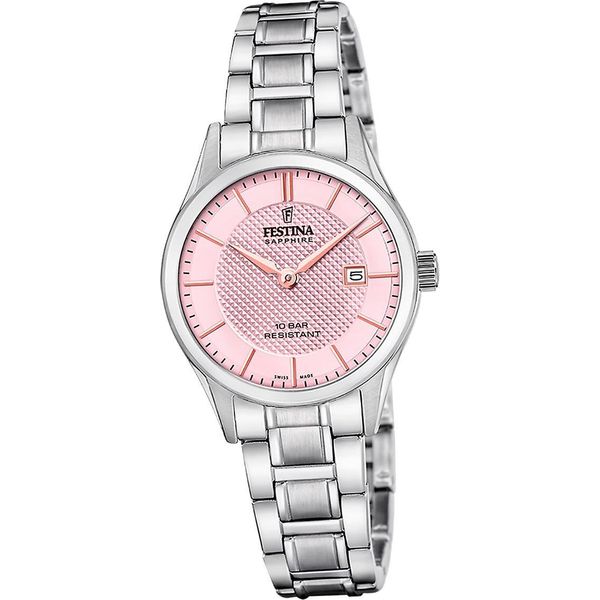 Festina Orologio Da Donna Orologio Da Polso Swiss Acciaio Inox Argento D2UF20068/3-image