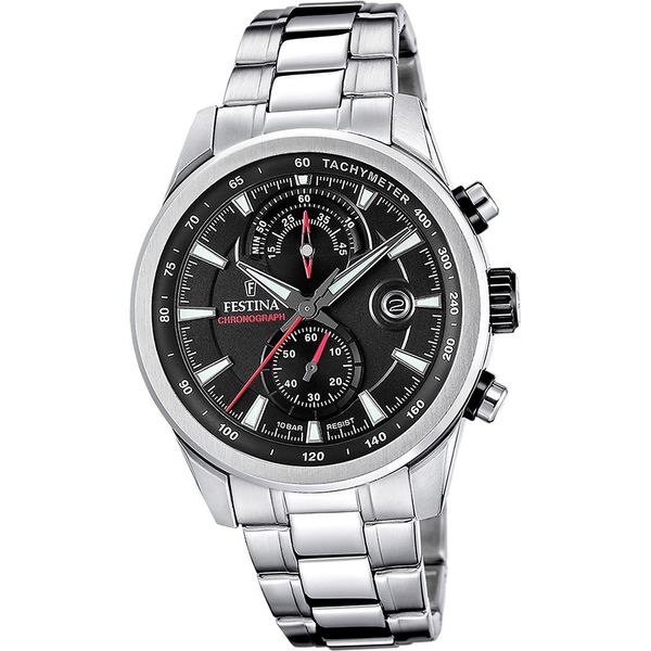 Festina Orologio Da Uomo Timeless Chronograph Acciaio Inossidabile Argento D2UF20694/6-image