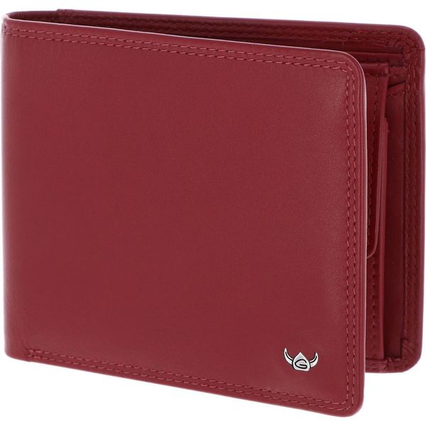 Golden Head Pelle Portafoglio Polo Rfid Protect Scheintasche 1197 Rot Rosso Scuro-image