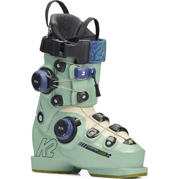 K2 Cortex 125 Zonal Boa Donna Scarponi Da Sci Alpino Verde 23,5 Donna Verde 23,5-image