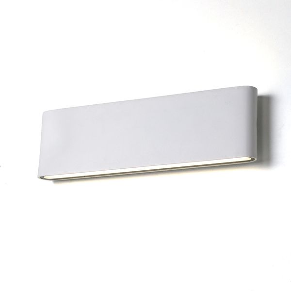 Safata 20W Applique Led Per Interni Ed Esterni, Rettangolare In Alluminio, Illuminazione Verso L'alto E Verso Il Basso, 300 Mm, IP54-image