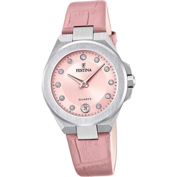 Festina Orologio Da Donna Mademoiselle Orologio Da Polso In Pelle Rosa D2UF20701/2-image