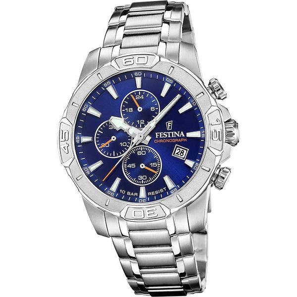 Festina Orologio Da Uomo Timeless Chronograph Acciaio Inossidabile Argento D2UF20704/2-image