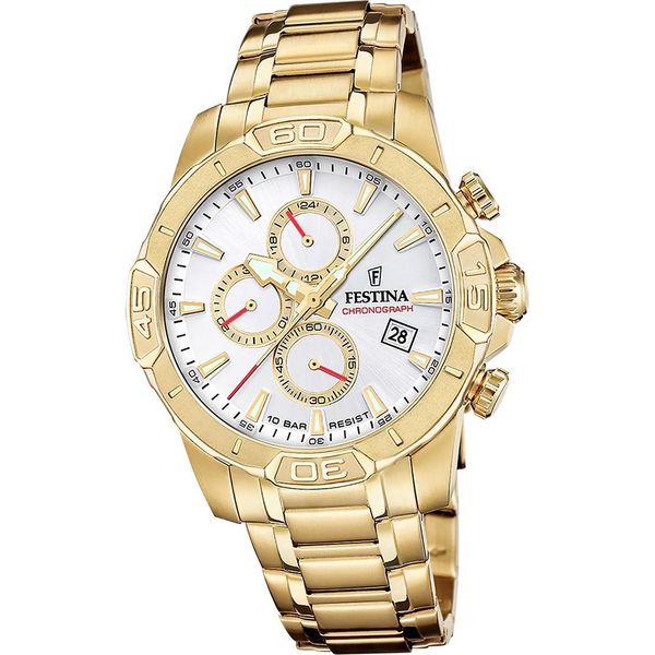 Festina Orologio Da Uomo Timeless Chronograph Orologio Da Polso In Acciaio Inossidabile Oro D2UF20705/1-image