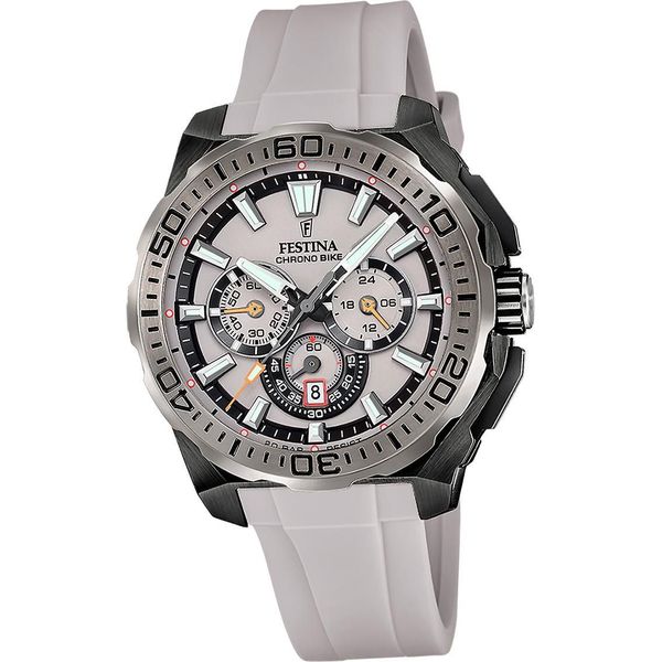 Festina Orologio Da Uomo Chrono Bike Orologio Da Polso In Gomma Grigio D2UF20726/1-image