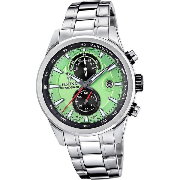 Festina Orologio Da Uomo Timeless Chronograph Acciaio Inossidabile Argento D2UF20694/3-image