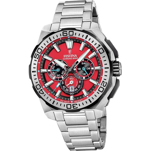 Festina Orologio Da Uomo Chrono Bike Acciaio Inossidabile Argento D2UF20724/5-image