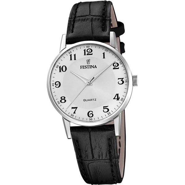 Festina Orologio Da Polso Classico Da Uomo In Pelle Nera D2UF20691/1-image