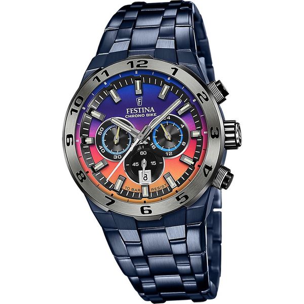Festina Orologio Da Uomo Chrono Bike Acciaio Inossidabile Blu D2UF20709/1-image