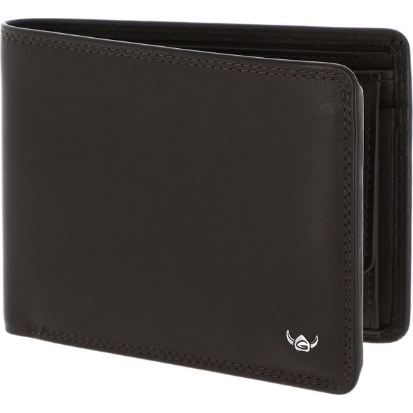 Golden Head Pelle Portafoglio Polo Rfid Protect Scheintasche 1125 Dunkelbraun Marrone Scuro-image