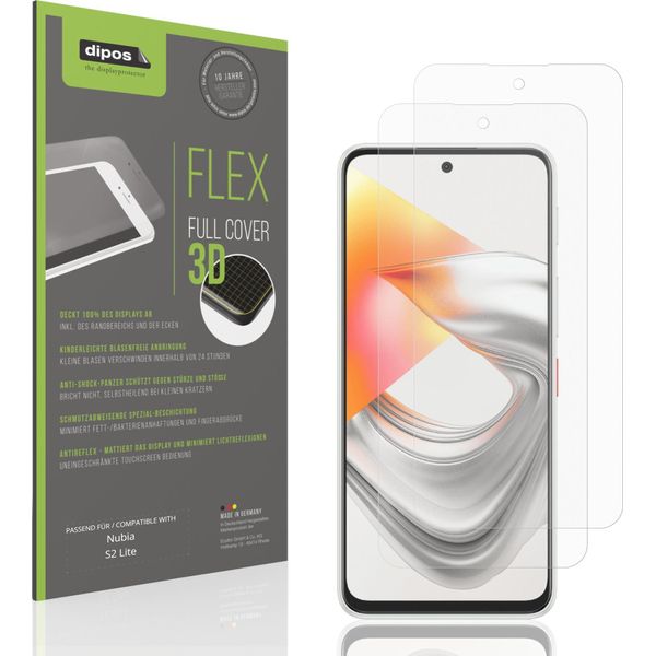 2X Pellicola Protettiva Opaca Per Nubia S2 Lite Protezione Antiurto Anti-Shock-image
