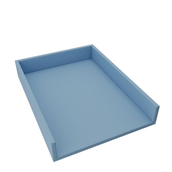 Piano Fasciatoio Regalik Universale, Piano Fasciatoio Per Cassettiere Di Qualsiasi Larghezza, Piano Fasciatoio Rimovibile, Pannelli Frontali Dritti, Blu, 72Cm X 54Cm-image