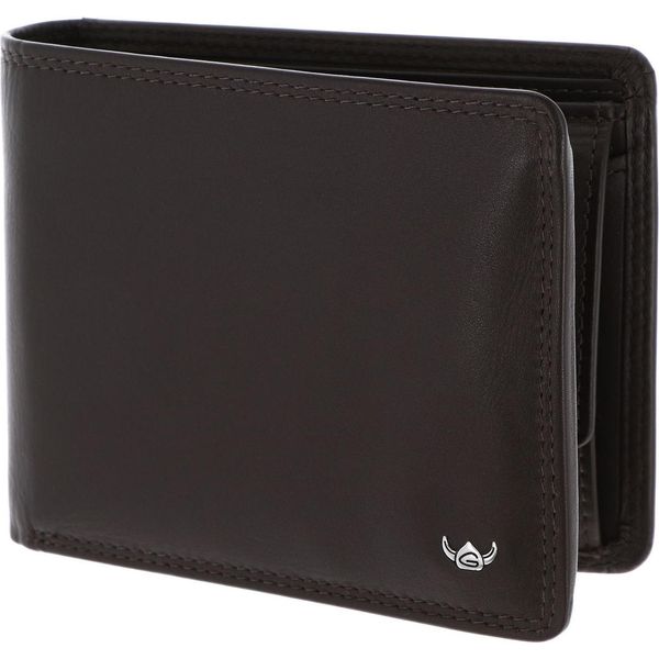 Golden Head Pelle Portafoglio Polo Rfid Protect Scheintasche 1427 Dunkelbraun Marrone Scuro-image