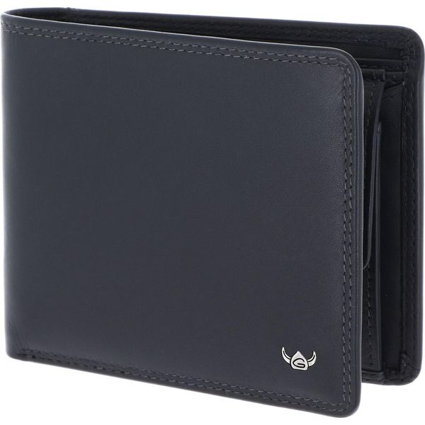 Golden Head Pelle Portafoglio Polo Rfid Protect Scheintasche 1453 Marineblau Blu Scuro-image
