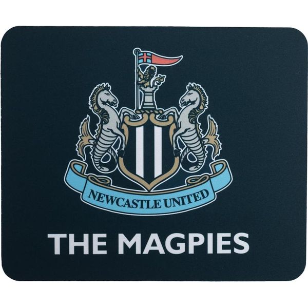 Newcastle United Fc - Crest - Tappetino Per Mouse - Neoprene TA12656 (Taglia Unica) (Nero/Bianco)-image