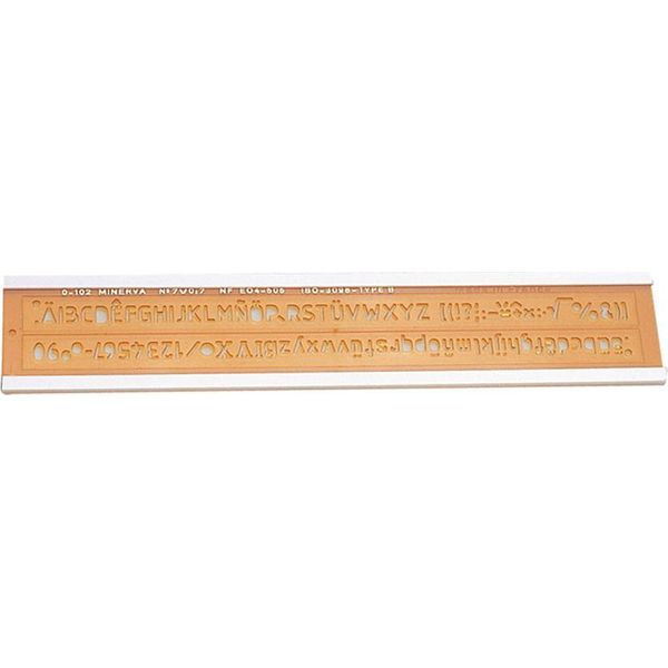 Minerva 1000-3.5D Minerva Schriftschablone, SchrifthöHe: 3,5 Mm-image