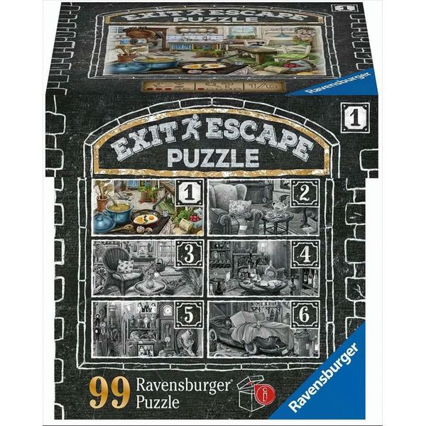 Ravensburger Escape Exit Puzzle Haunted Mansion 1: In Cucina 99 Pezzi-image
