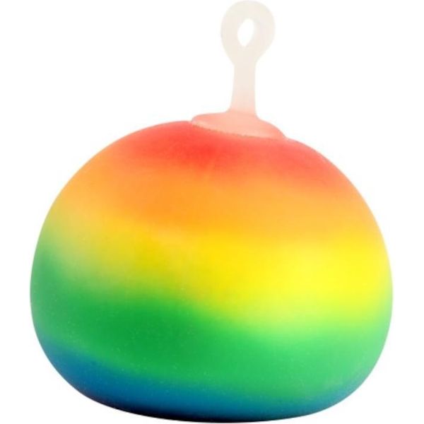 Toi-Toys Palla Antistress Palla Cuscinetto Spremere Arcobaleno Colori Colorati Bambini Adulti Sollievo Dallo Stress Arancione-image