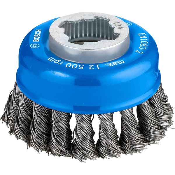 Pro Spazzola A Tazza X-Lock Pesante In Metallo, 75 X 0,5 Mm-image