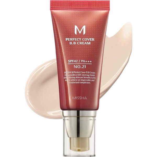 Missha M Perfect Cover Bb Cream No.21 Light Beige - Light 50 Ml-image