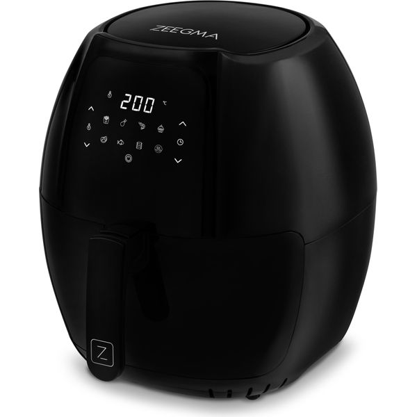 Zeegma Knapper Grand Friggitrice Ad Aria Calda 1800W, 7,7L, Nero, Antiaderente-image