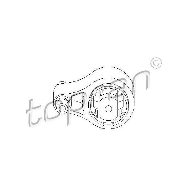 Topran 207 765 - Oe 44 02 612 Supporto Motore, Posteriore Per Movano (X70)-image