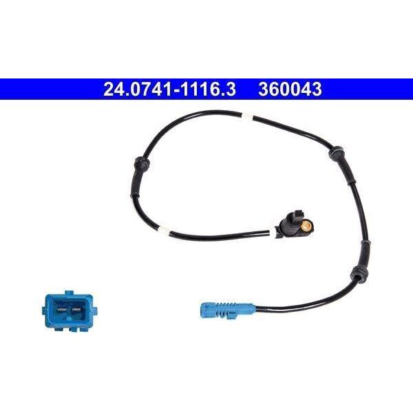 Ate 24.0741-1116.3 - Oe 4545 79 Sensore Abs Per 206 Cc (2D), 206 (2A/C), 206, 206 Sw (2E/K), 206 Van-image