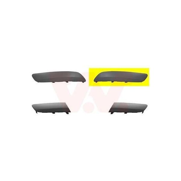 Van Wezel 5886581 - Copertura Oe 1K0807717B Paraurti Anteriore Sinistro Per Golf V (1K), Jetta Iii (1K2)-image