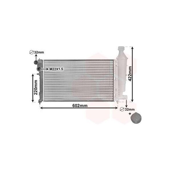Van Wezel | Radiatore, Raffreddamento Motore *** Ir Plus *** Con Accessori (09002116) Adatto Per CitroëN-image