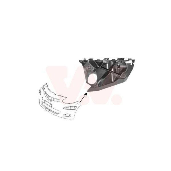 Van Wezel | Staffa, Paraurti ** Equipart ** (5403567) Adatto A Toyota-image