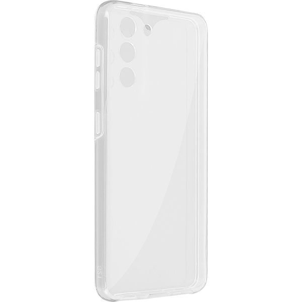 Avizar, Cover Protettiva Per Samsung Galaxy S21, Fronte + Retro, Trasparente-image