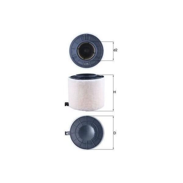 Mahle Lx 4410 - Filtro Aria Oe 8W0133843 Per A4 (8W), Q5 (Fy), A5 (F5)-image