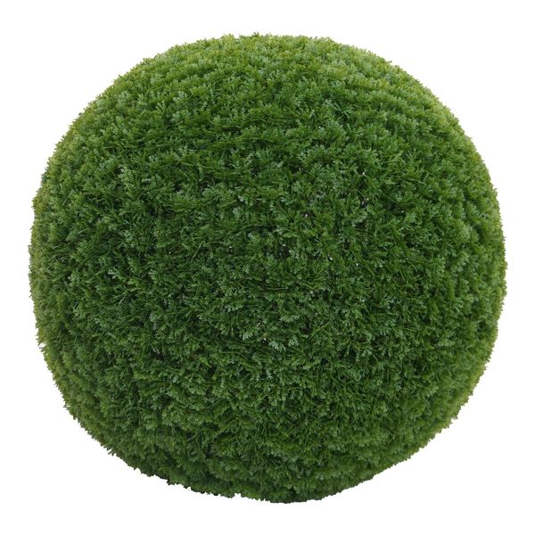 KüNstlicher Busch MCW-O96, Thujakugel Dekopflanze Kunstpflanze Lebensbaum KüNstlich, Outdoor, Polyethylen Ø 52Cm-image