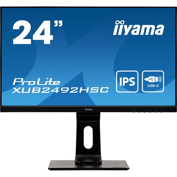 Iiyama XUB2492HSC-B1 Iiyama 60.5Cm (24") XUB2492HSC-B1 16:09 HDMI+DP+USB-C Ips"-image