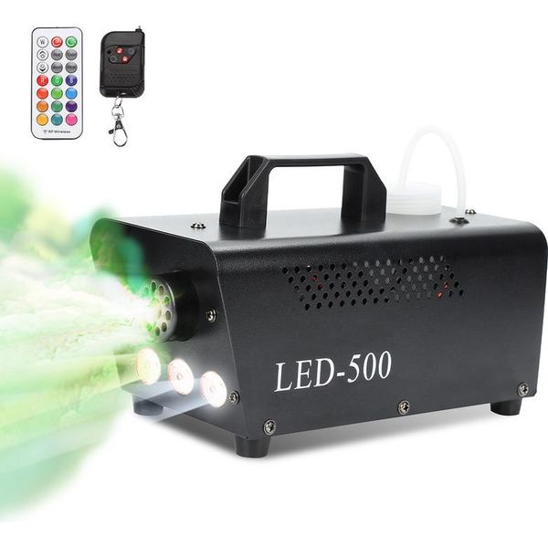 Tolletour Macchina Della Nebbia Led Rgb Macchina Del Fumo-Luci Di Scena-Con 2 Telecomandi-Macchina Della Nebbia Con Effetto Nebbia-500W-image