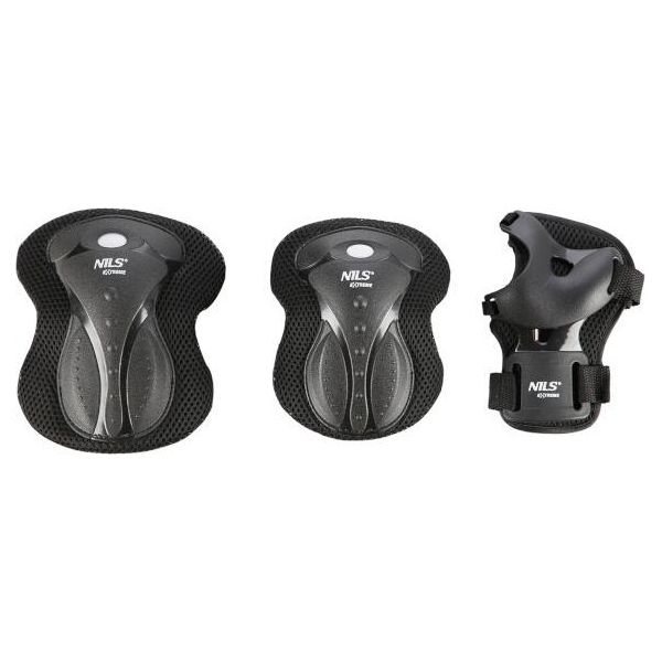 Nils Extreme Set Di Cuscinetti Protettivi H8334 Taglia L Nero-image