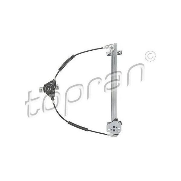 Topran 102 886 - Oe 191 837 401B Regolatore Del Finestrino, Anteriore Sinistro Per Jetta Ii (165, 19E, 1G2)-image