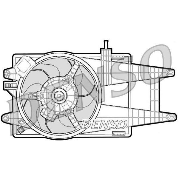 Denso DER09040 - Ventola Del Radiatore Oe 51721477 Per Idea, Punto-image