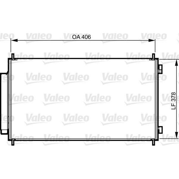 Valeo 814232 - Condensatore Aria Condizionata Oe 80110SWAA01 Con Essiccatore Per CR-V Iii (Re)-image