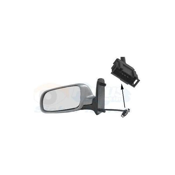 Van Wezel 5879817 Specchietto Esterno Specchietto Laterale Sinistro Per Vw Sharan (7M8, 7M9, 7M6) Asferico Riscaldato Primerizzato-image