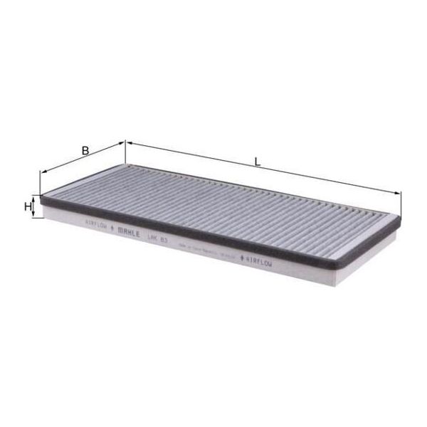 Mahle Lak 83 - Oe 9018300418 Filtro Aria Abitacolo Per Sprinter (W903), Sprinter (W901, W902), Sprinter (W904), Sprinter (W905), Sprinter (W909)-image