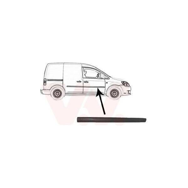 Van Wezel 5867404 - Oe 2K0853516B7G9 Modanatura Anteriore Destra Per Caddy Iii (2C, 2K)-image