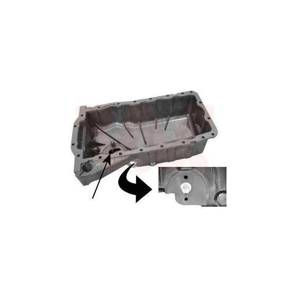 Van Wezel 5888073 - Coppa Dell'olio Oe 038103603M Per A3 (8L), Tt (8N), Cordoba (6K), Ibiza (6K), Leon (1M1), Toledo Ii (1M2), Octavia I (1U), Bora (1J), Golf Iv (1J), New Beetle, Polo (9N)-image